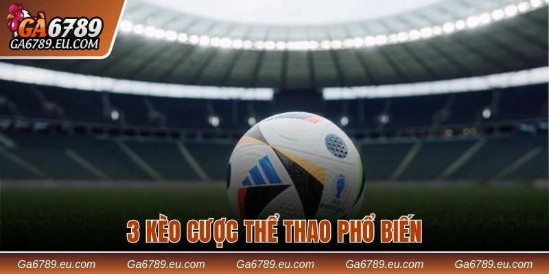 3 kèo cược thể thao phổ biến được lựa chọn phổ biến
