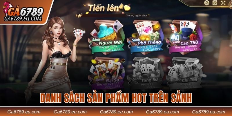 Bộ sưu tập sản phẩm hot trên sảnh