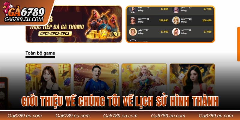 Giới thiệu về chúng tôi về lịch sử hình thành và phát triển